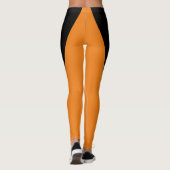 Spooky Kürbislaterne Pumpkin Orange Halloween Leggings (Rückseite)