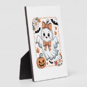 Spooky Lace Ghost Halloween Fotoplatte (Seite)