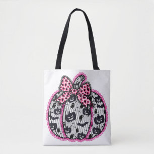 Spooky Lace Halloween Pumpkin Coquette Tasche