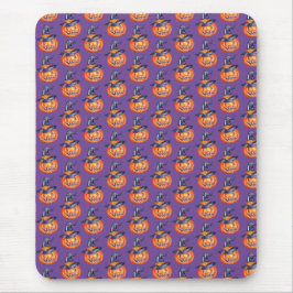 Spooky lächelnd Halloween Kürbis Tank Oben Mousepad