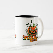 Spooky Land Horror Park Zweifarbige Tasse (VorderseiteRechts)