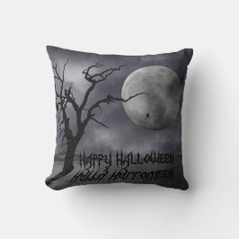 Spooky Landschaft Halloween Kissen