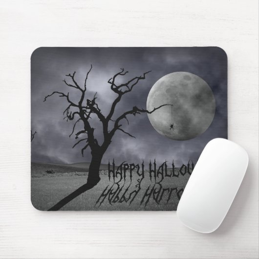 Spooky Landschaft Halloween Mousepad (Mit Mouse)