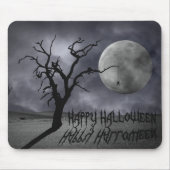 Spooky Landschaft Halloween Mousepad (Vorne)