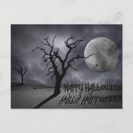 Spooky Landschaft Halloween Postkarte
