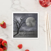 Spooky Landschaft Halloween Serviette (Beispiel)