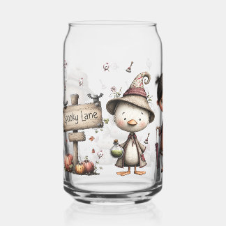 Spooky Lane Fall Halloween Glass Can - Niedliche S Dosenglas