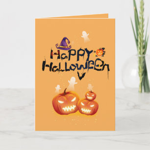SPOOKY LANTERNS HALLOWEEN KARTE FÜR JEDES KIND