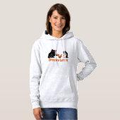 Spooky Latte Cat Hoodie (Vorne ganz)