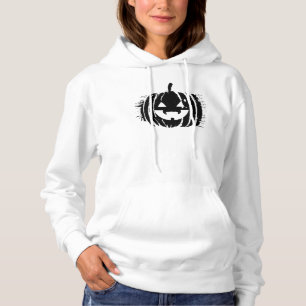 Spooky Laughing Pumpkin Head   Halloween Hoodie