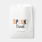 Spooky Leckerei Modernes Halloween Geschenktütchen (Vorderseite)
