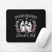 Spooky Leser Buch Club Funny Ghost Lehrer glücklic Mousepad (Mit Mouse)