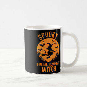 Spooky Liberist Hexe Feminist Vintag Hal Kaffeetasse