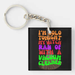 Spooky Liebe verloren gegangen Hexen Ride Vacuums Schlüsselanhänger