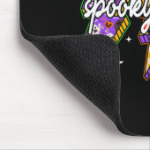 Spooky Lightning Bolt Funny Halloween Spooky Seaso Mousepad (Ecke)