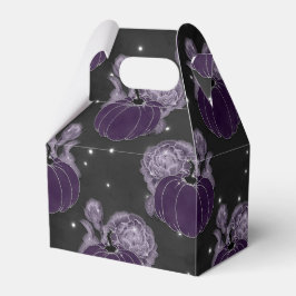 SPOOKY LILA GOTHIC PUMPKINS BLUME GESCHENKSCHACHTEL