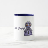 Spooky Lila Spider Tasse (Zentrum)