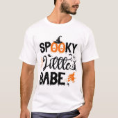Spooky Little Babe, Halloween Hexen T-Shirt (Vorderseite)