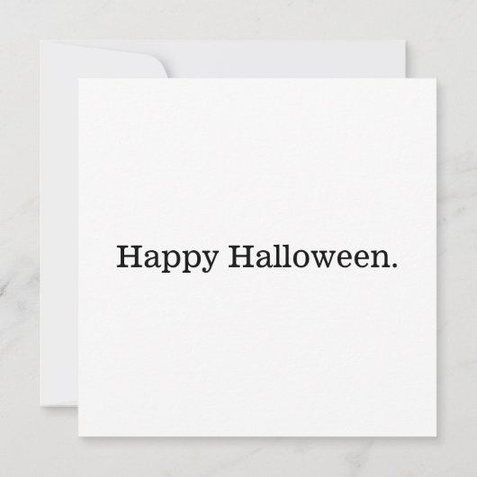 Spooky Little Black Cat Karte (Rückseite)