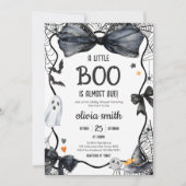 Spooky Little Boo Baby Dusche Einladung (Vorderseite)