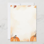 Spooky Little Boo macht den zweiten Geburtstag Einladung (Rückseite)