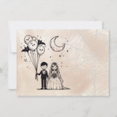 Spooky Little Couple Dankeskarte (Rückseite)