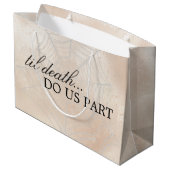 Spooky Little Couple Große Geschenktüte (Rückseite Schrägansicht)