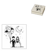 Spooky Little Couple Gummistempel (Stempel)
