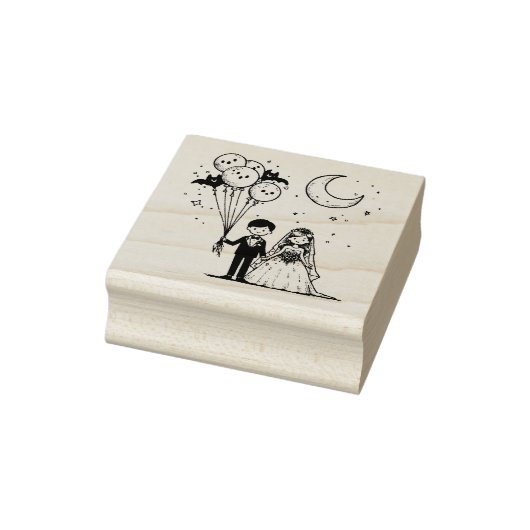 Spooky Little Couple Gummistempel (Stempel)