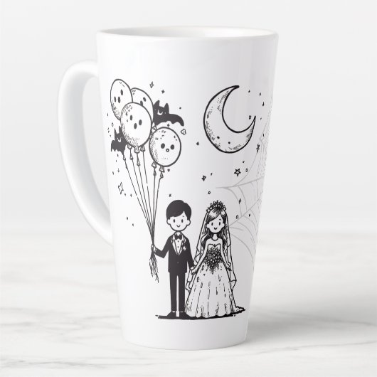 Spooky Little Couple Milchtasse (Linke Ecke)