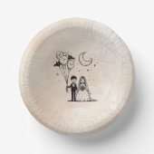 Spooky Little Couple Pappteller (Vorderseite)