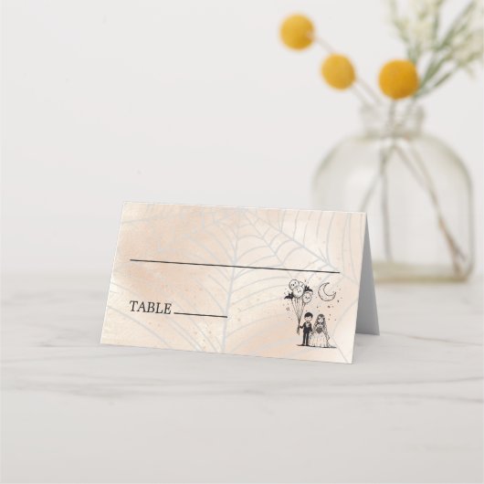 Spooky Little Couple Platzkarte (Vorderseite)
