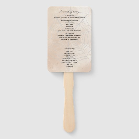 Spooky Little Couple Programm Fächer (Rückseite)