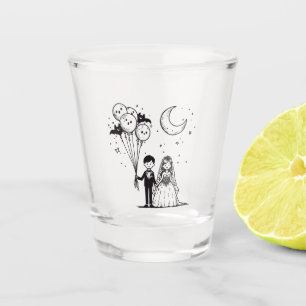 Spooky Little Couple Schnapsglas