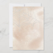 Spooky Little Couple Wedding Einladung (Rückseite)