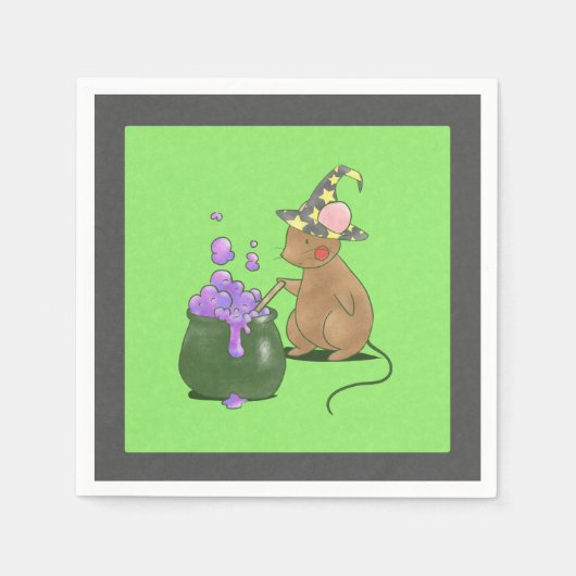 Spooky Little Mouse Serviette (Vorderseite)