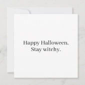 Spooky Little Ms. Witch Karte (Rückseite)