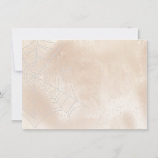 Spooky Little Save the Date Card (Rückseite)