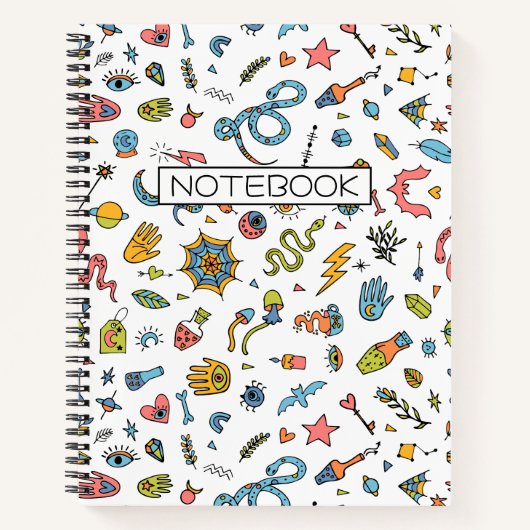 Spooky Magical Witchy Halloween  Notizblock (Vorderseite)