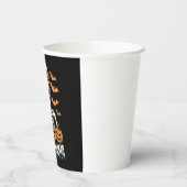 Spooky Mama Cool Halloween Skeleton Pappbecher (Links)