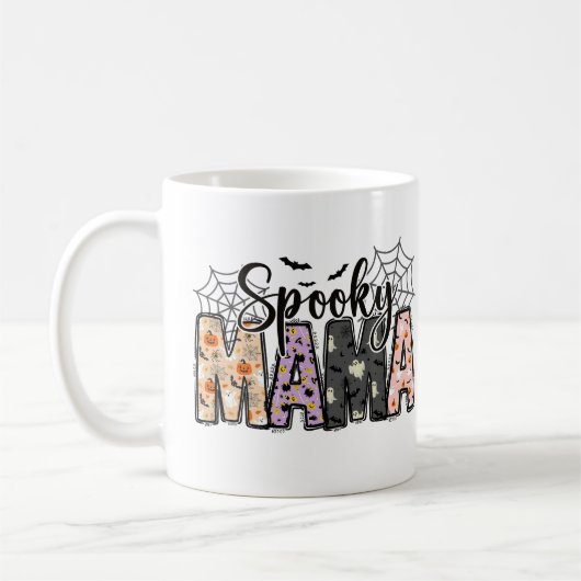 Spooky Mama – Cute Halloween for Moms Kaffeetasse (Links)