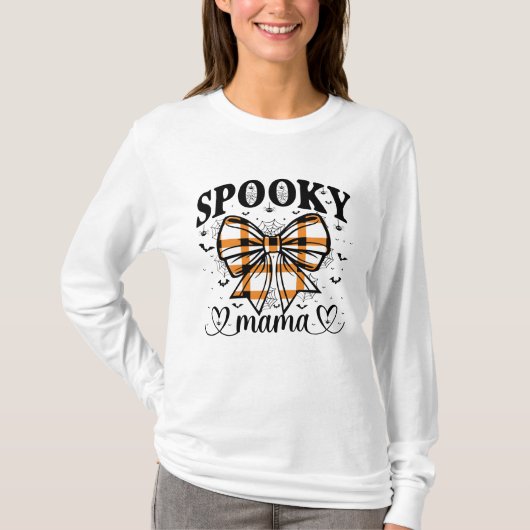 Spooky Mama – Cute Halloween for Moms T-Shirt (Vorderseite)