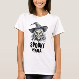 Spooky Mama Halloween Hexe T-Shirt