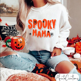 Spooky Mama Halloween sweatshirt, spooky season Sweatshirt