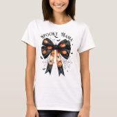 Spooky Mama Halloween T-Shirt (Vorderseite)