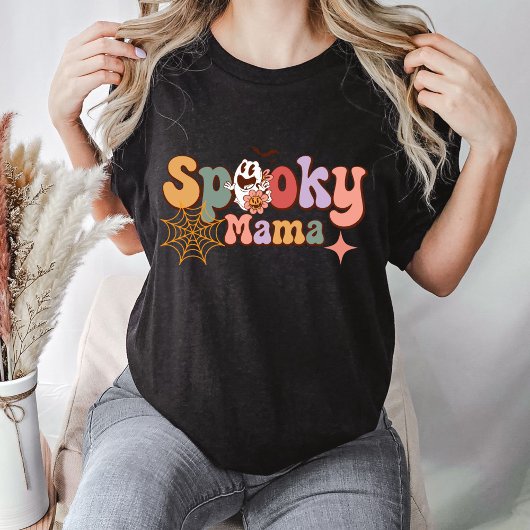 Spooky Mama, Halloween-T - Shirt, Spooky Vibe T-Shirt