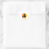 Spooky Mama Herz-Aufkleber (Tasche)