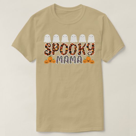 Spooky Mama Scary Halloween Mom Spooky Premium  T-Shirt (Design vorne)