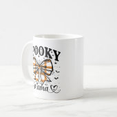 Spooky Mama – Süßes Halloween für Mütter Kaffeetasse (Vorderseite Links)