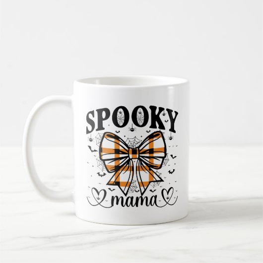Spooky Mama – Süßes Halloween für Mütter Kaffeetasse (Links)